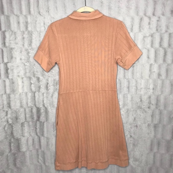 Free People New Afternoon Button Down Ribbed Dress - Picture 3 of 7